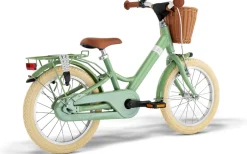 Best Youke Classic 16,Alu legecykel med kurv retro grøn Løbecykler & Cykler