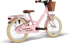 Youke Classic 16,Alu legecykel med kurv retro rose Løbecykler & Cykler
