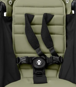 Hot YOYO³ Klapvogn - olive på hvidt stel Rejseklapvogne