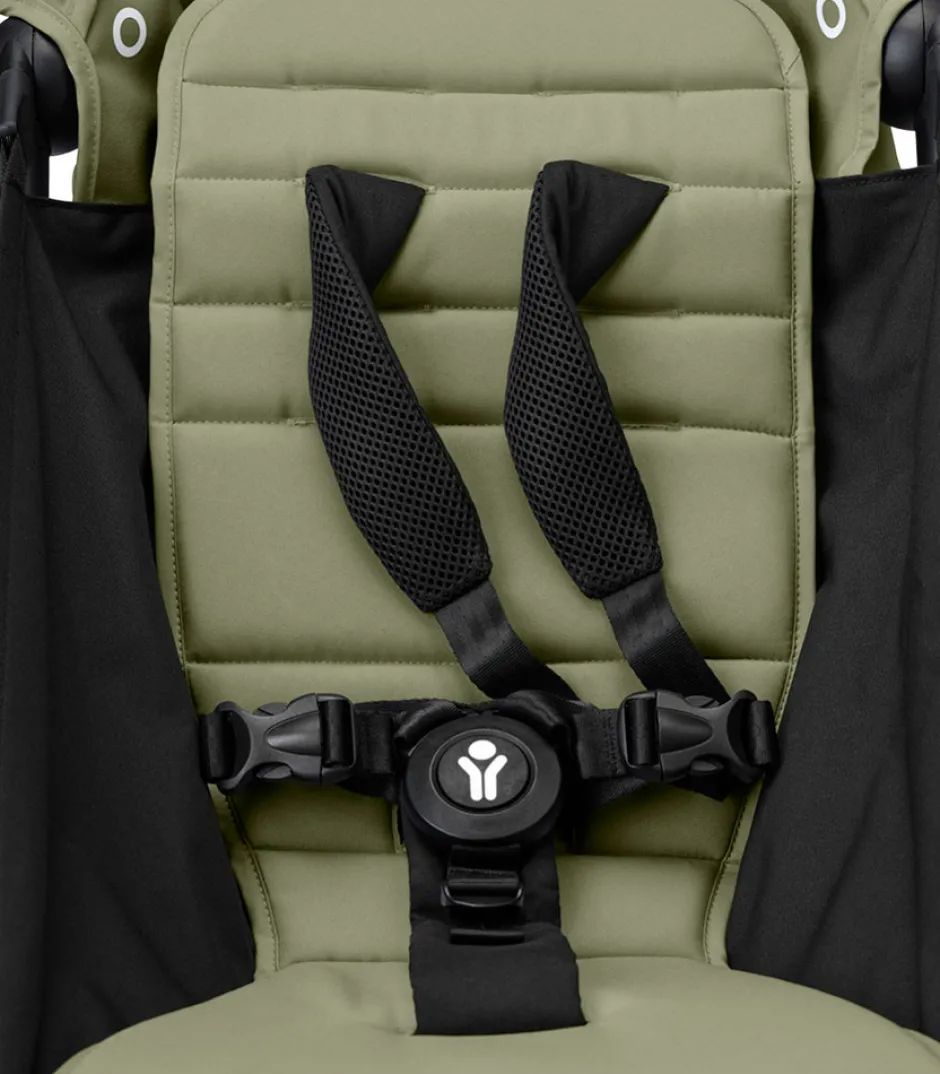 Hot YOYO³ Klapvogn - olive på hvidt stel Rejseklapvogne