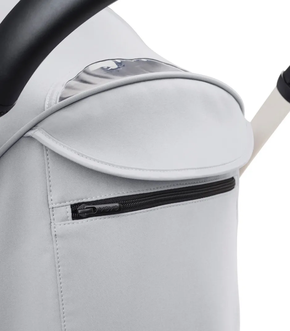 Clearance YOYO³ Klapvogn - stone på hvidt stel Rejseklapvogne