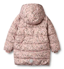 Hot Yrsa Puffer Jakke - Rose powder flowers Vinterjakker & Bukser
