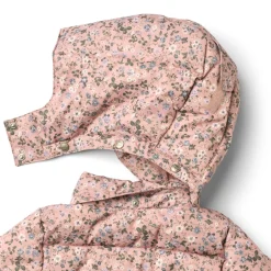 Hot Yrsa Puffer Jakke - Rose powder flowers Vinterjakker & Bukser