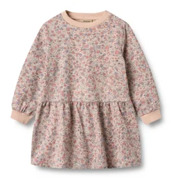 Clearance Zenia Sweat Kjole - Rose dust flowers Kjoler