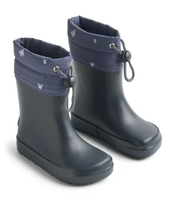 New Zerro Termo Gummistøvle - Navy Lange Termostøvler